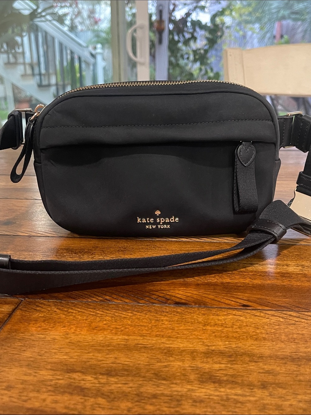 Kate Spade Chelsea belt bag black nylon - Picture 3 of 16